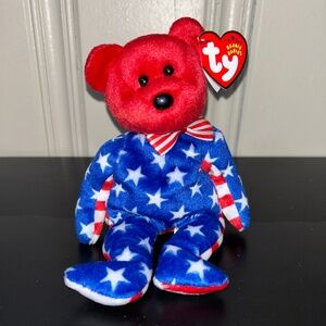 2001 Ty Beanie Baby "Liberty" Bear